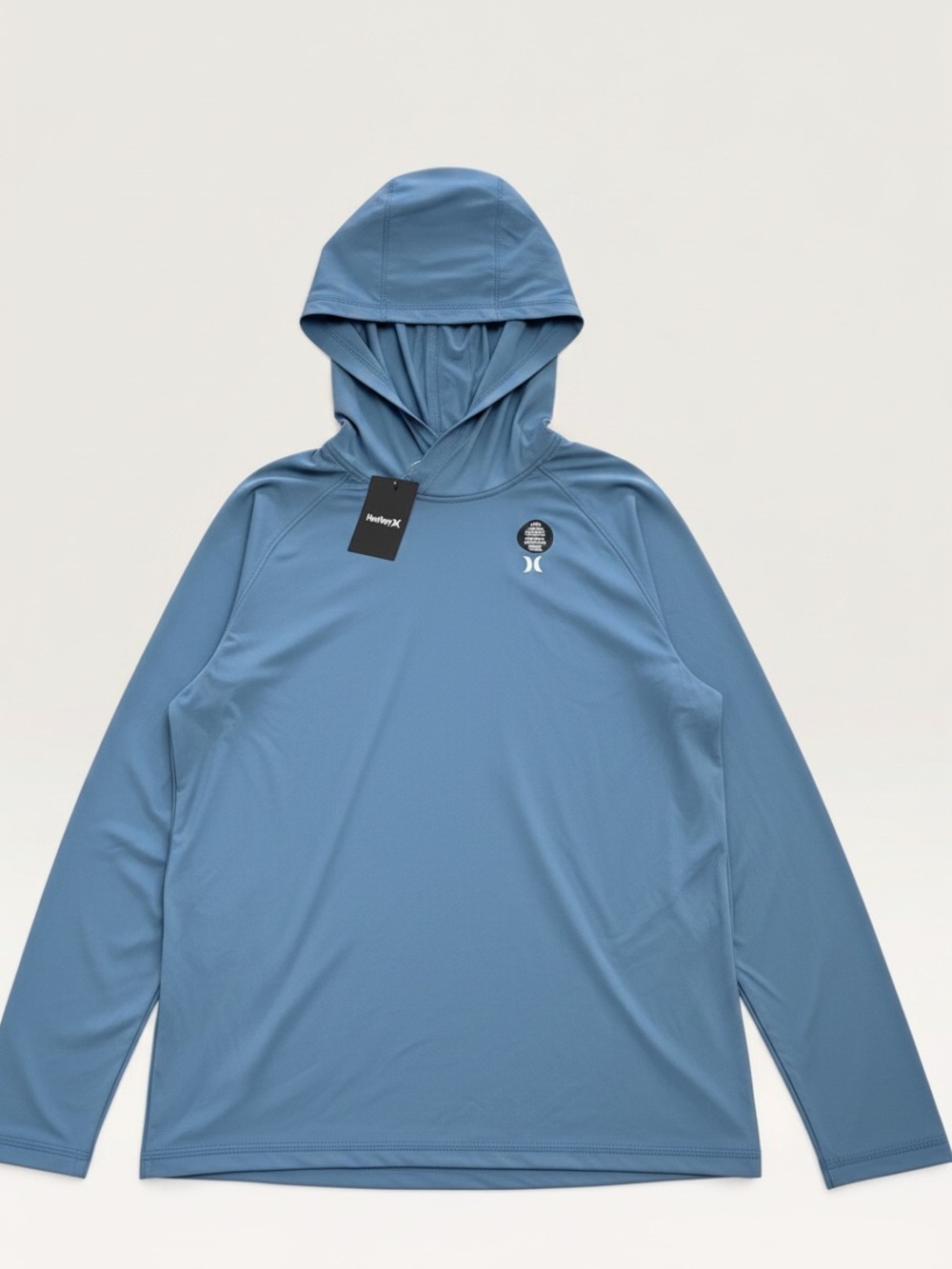 Hurley Men’s UPF 50+ Hooded Long Sleeve Sun Shirt NWT Size S